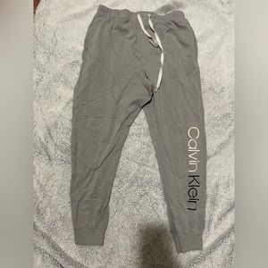 Calvin Klein, large, grey joggers